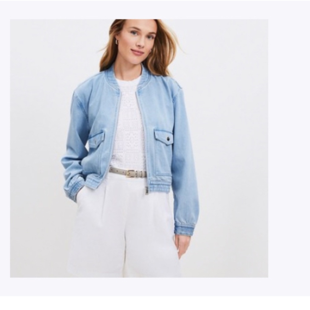 Denim Bomber Jacket - Picture 4 of 4